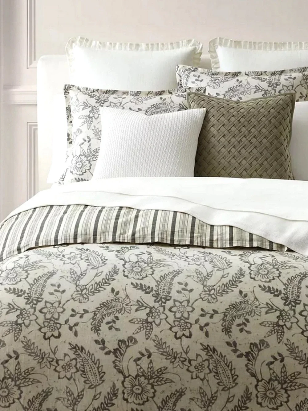 Lauren Ralph Lauren Sara Floral Paisley Duvet Cover Set Retail $350